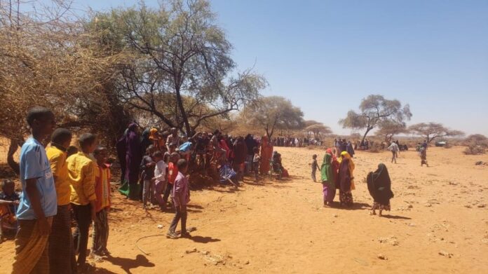 Somali refugees who fled recent clashes in Lasscanood