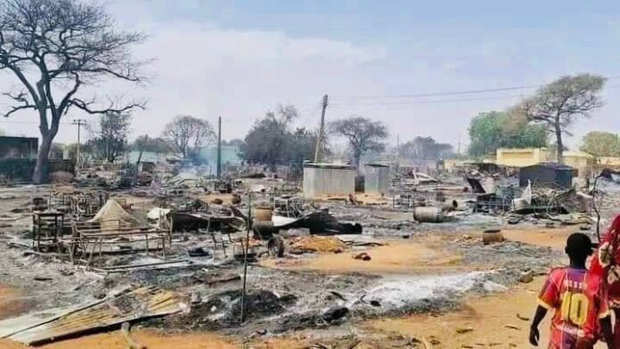 Violence and burning of houses continue in El Geneina, Darfur.