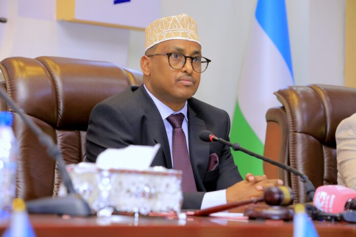 Puntland Parliament Speaker Abdirashid Yusuf Jibril.