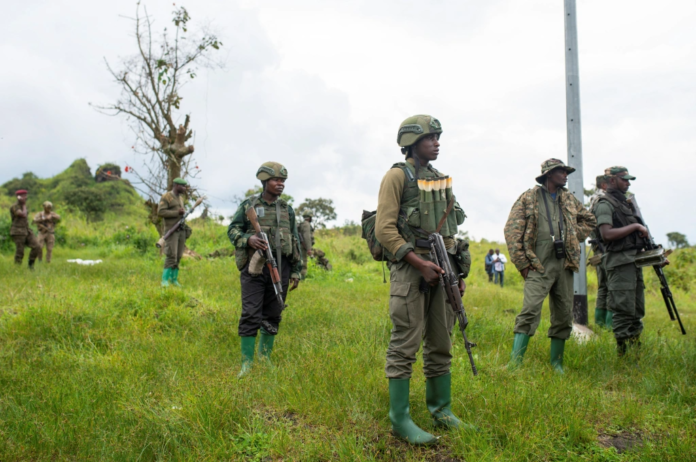 M23 rebels are seen as before they withdraw from Kibumba, near Goma, North Kivu province of the Democratic Republic of Congo, December 23, 2022. | PHOTO/ Reuters.