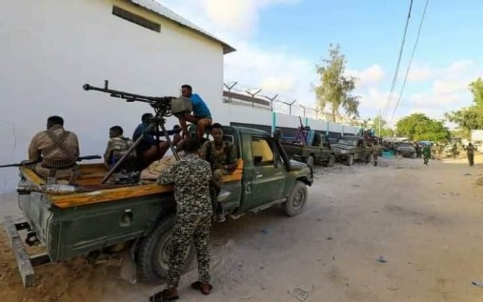 Armed men belonging to Somali army. | Photo/ File.