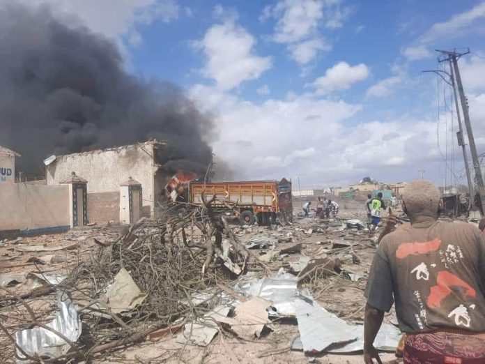 At least 30 people died and more than 50 others were injured after a truck loaded with explosives exploded at a checkpoint in Beledweyne.