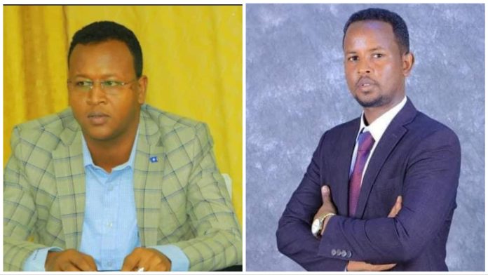 Galmudug MPs Mohamed Yare (left) and Abdullahi Shaaciye (right) killed in a landmine explosion on Monday in Ceel Garas.