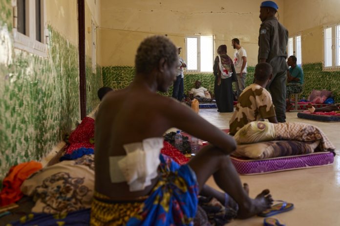 Injured people are treated in a hospital in Laascaanood. | Photo/ICRC