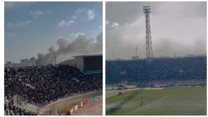 The incident occurred around 4:00 pm local time during a football match between the Galmudug and Banadir teams.