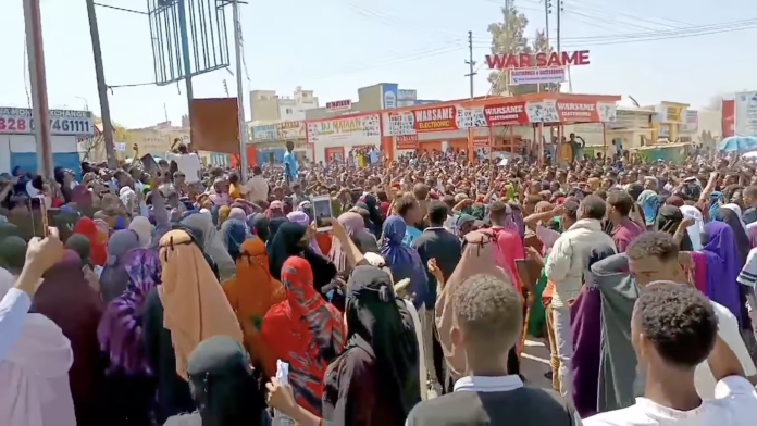 Borama, situated in the Awdal region, saw residents opposing the Ethiopian-Somaliland deal.