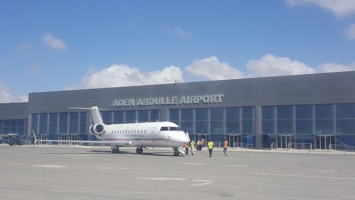 Mogadishu Aden Adde International Airport.