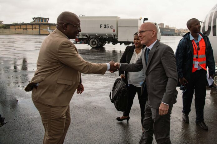 The Acting Special Representative of the UN Secretary-General for Somalia and Head of the UN Assistance Mission for Somalia (UNSOM), James Swan, arrived in Mogadishu today. | PHOTO/ UNSOM.