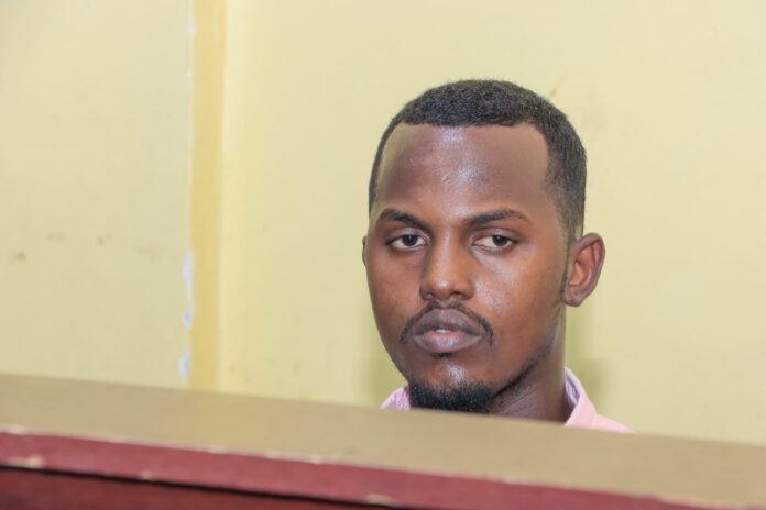 The Banadir Regional Appeals Court upheld the death penalty for Sayid Ali Moalim (pictured) on Wednesday for the murder of his ex-wife, Luul Abdiasis. | PHOTO/ Kaab TV.