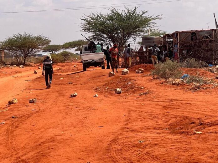 Armed men in Caabudwaaq city of Galgaduud region, Galmudug State. | PHOTO/ File.