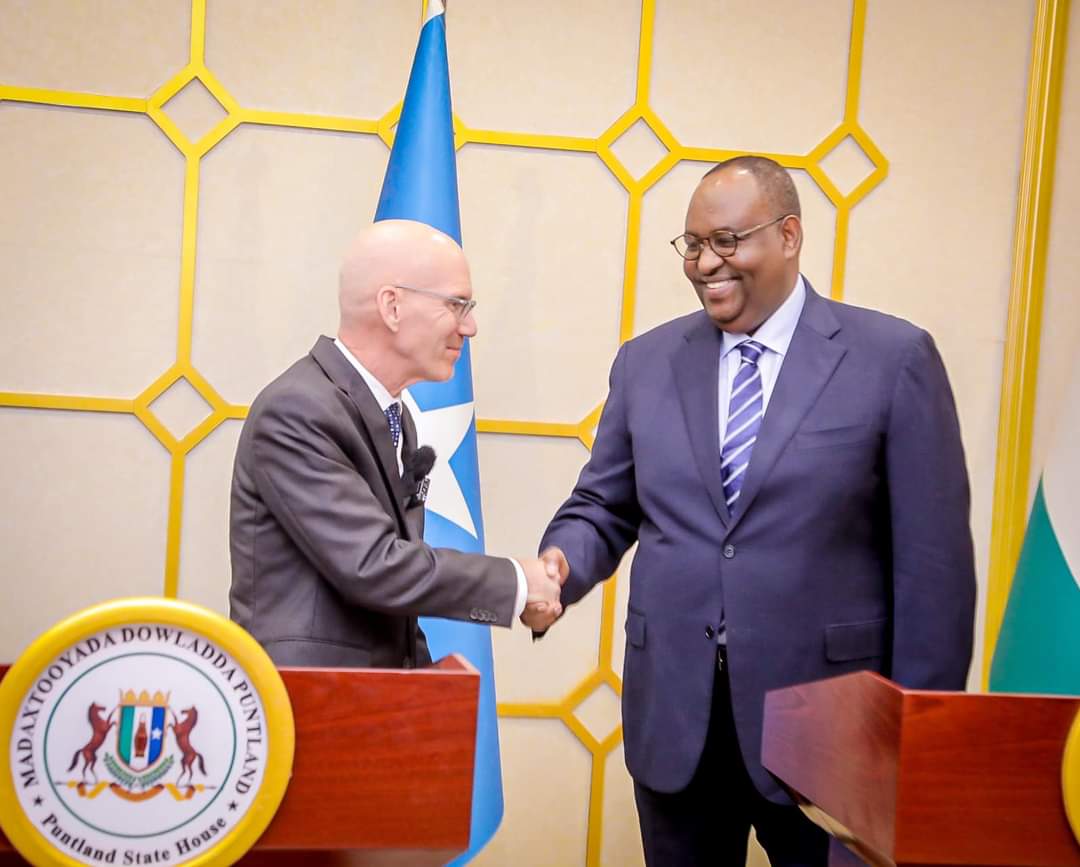 Last week, UN Envoy for Somalia James Swan visited Garowe, expressing the UN's commitment to work closely with Puntland's leadership and its people.