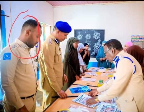 Despite never serving in the police, Abditah was given a police uniform and was pictured alongside his cousin, General Sulub Ahmed Firin, during a police event in Mogadishu just days before he was smuggled into Europe.