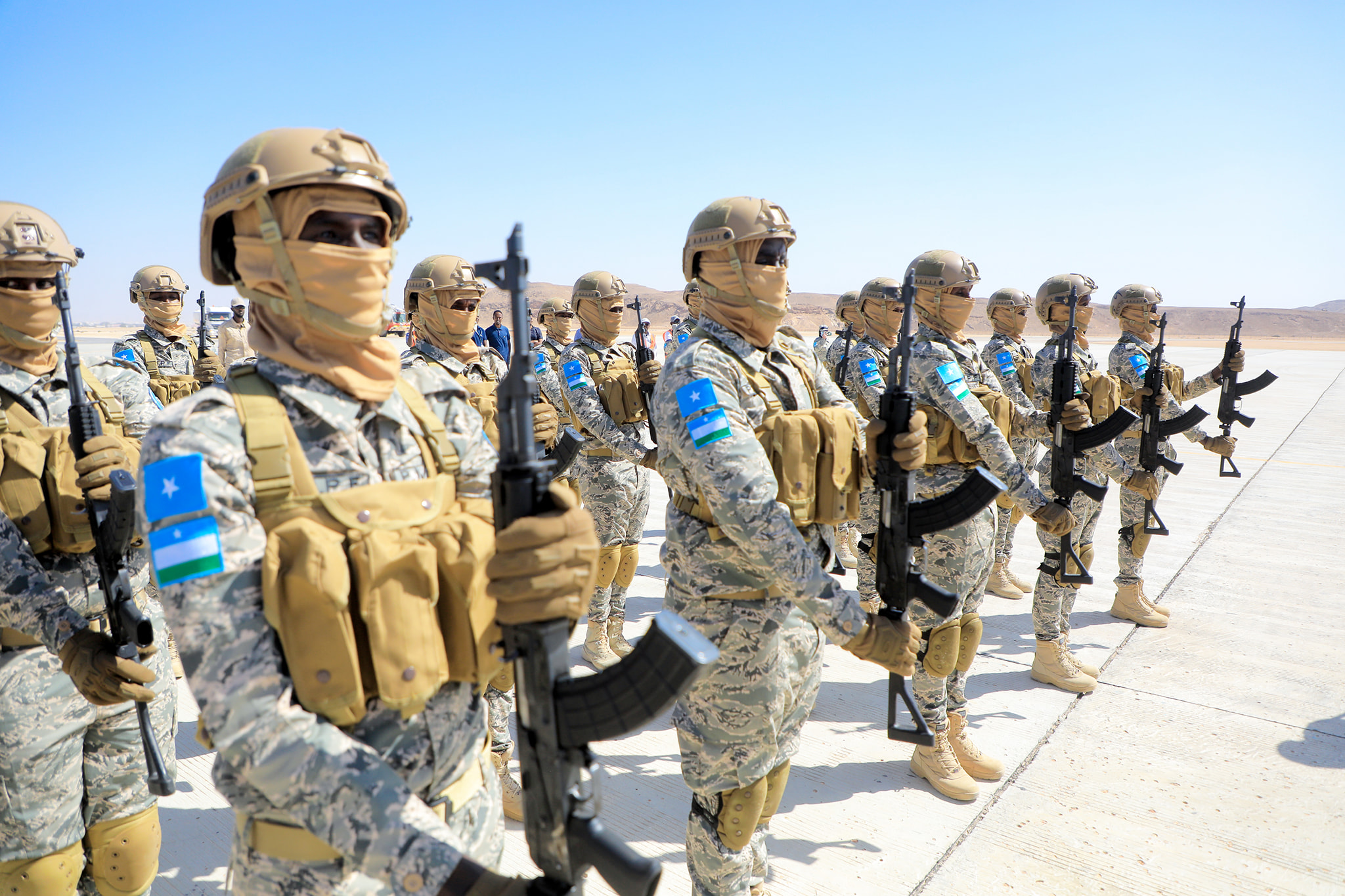 Puntland security forces in Bosaso.