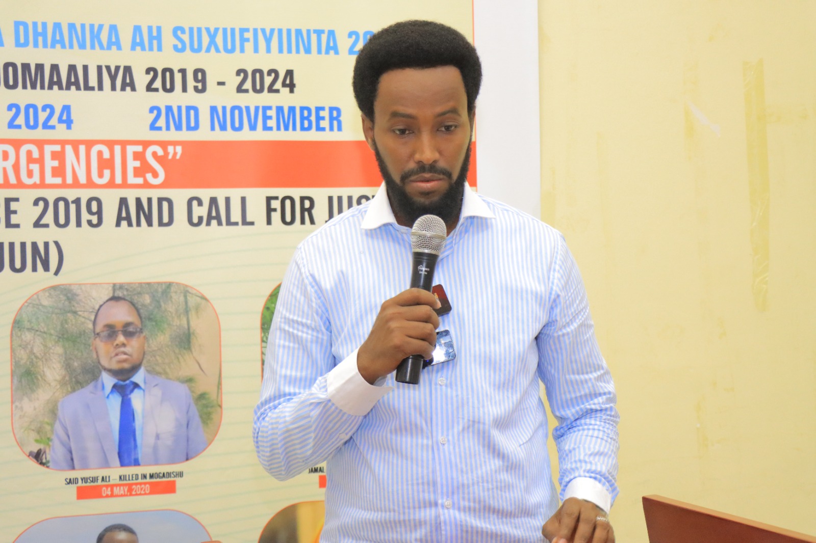 Mohamed Sheikh Said, leader of the Galkayo Peace Integration Initiative.