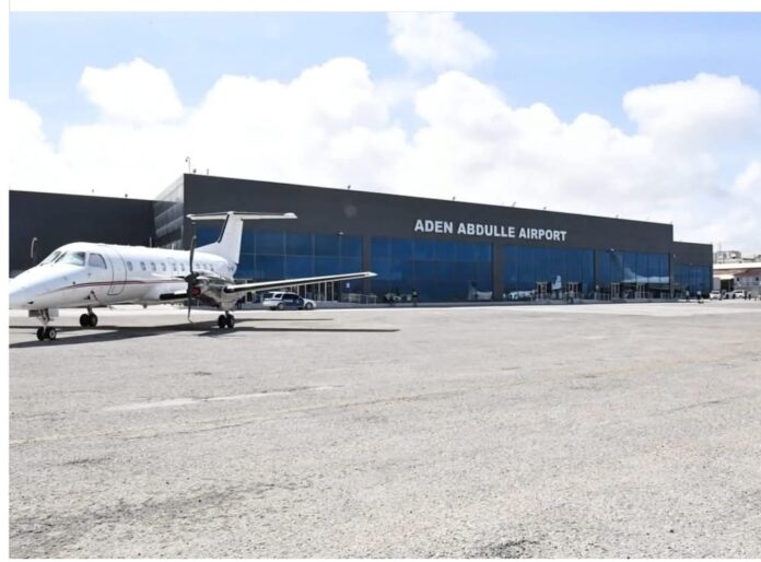 FILE PHOTO: Mogadishu Aden Adde Airport.