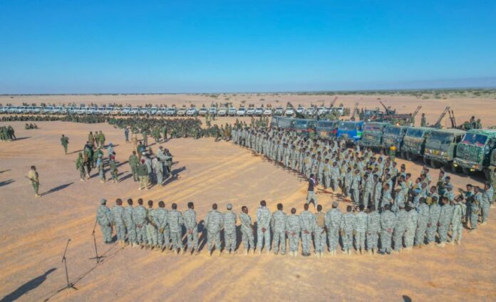 Saldhigga ciidamada difaaca Puntland.