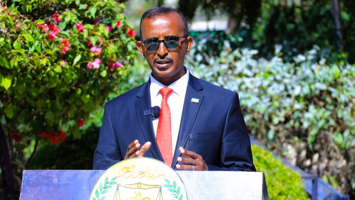 Afhayeenka Madaxtooyada Somaliland Xuseen Aadan Cige Deyr.