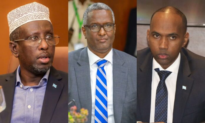 In a joint statement, former President Sharif Sheikh Ahmed, former Prime Minister Hassan Ali Khaire, and MP Abdirahman Abdishakur expressed their opposition to the recent electoral commission.