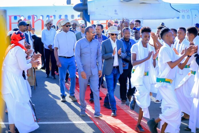 Ra'isul Wasaaraha Itoobiya Abiy Axmed oo gaaray Godey.