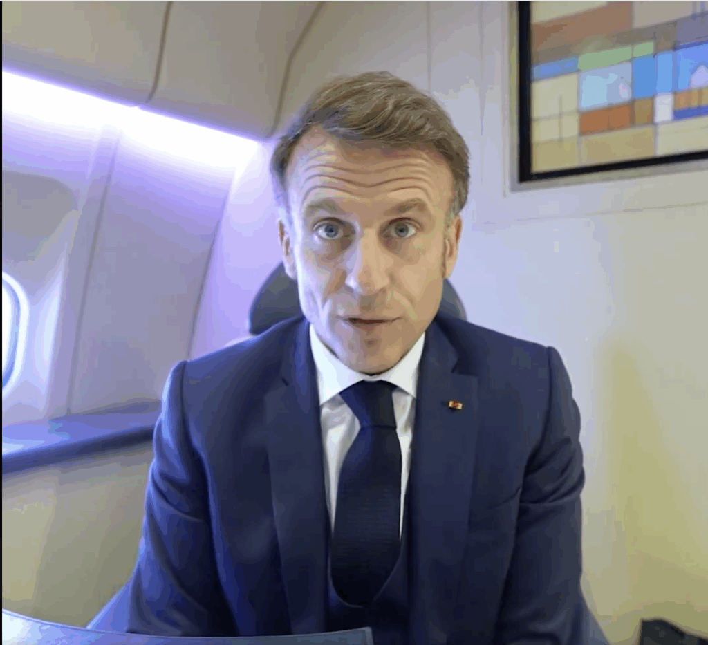 Madaxweynaha France, Emmanuel Macron.