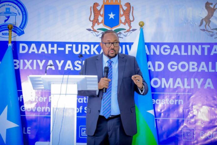 Madaxweyne Firdhiye oo daah-furay diiwaangelinta codbixiyaasha Maamulka Waqooyi bari