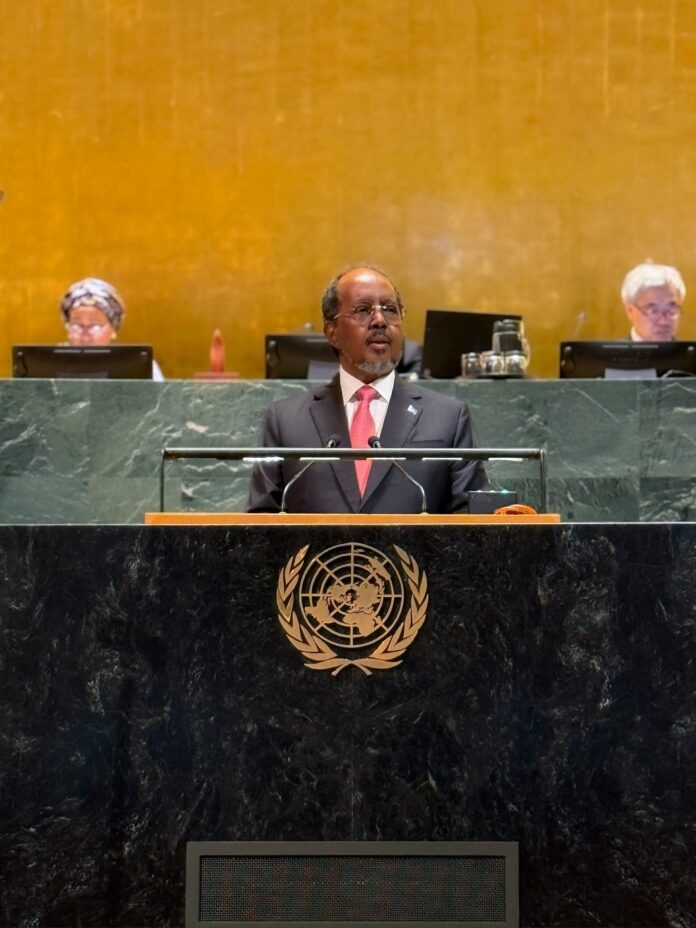 Nuxurka Khudbadda MW Xasan Sheekh ee meertada 80aad Qaramada Midoobay