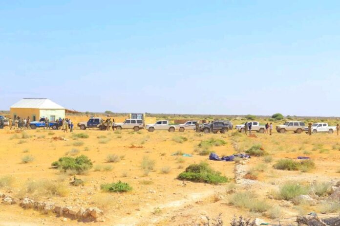 Booliiska gobolka Mudug oo soo qabtay nin dilay Xaaskiisa