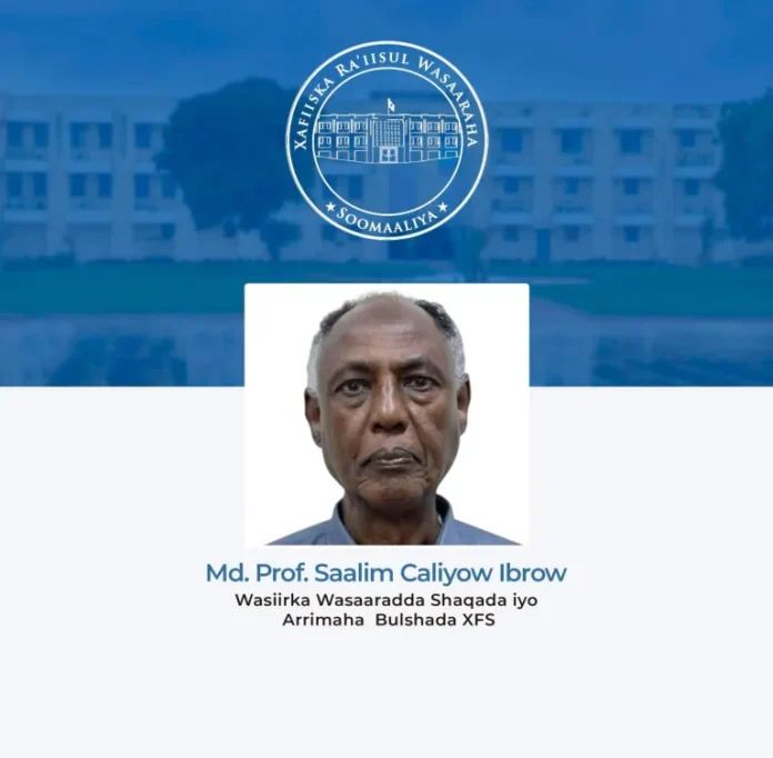 Ra’isul Wasaare Xamse oo xilka ka qaaday mid kamid ah Wasiiradiisa mid cusubna magacaabay