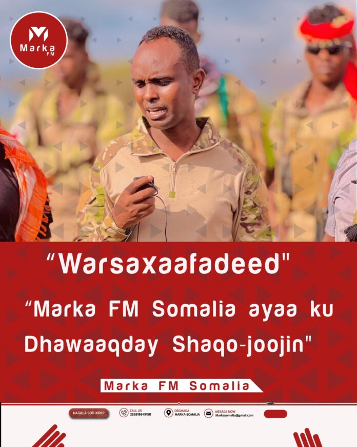 Idaacadda Marka FM Somalia oo Ku dhawaaqday in si ku-meel-gaarka ah u joojisay ee howlahii shaqo