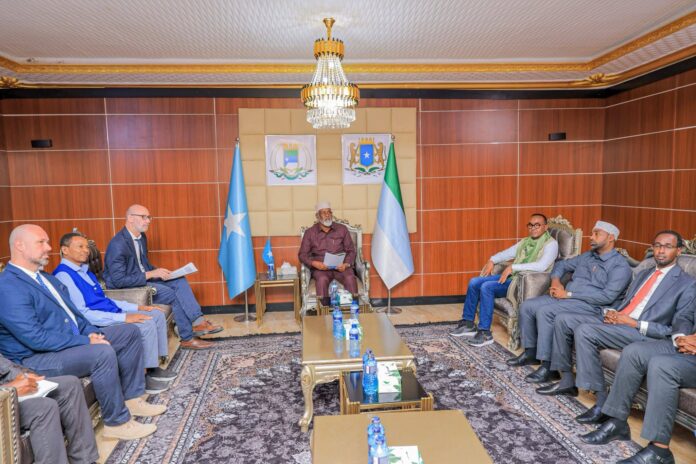 Madaxweynaha Dowladda Jubaland, oo Xarunta Madaxtooyada ku qaabilay Ku-xigeenka Ergayga Gaarka ah ee Qaramada Midoobay