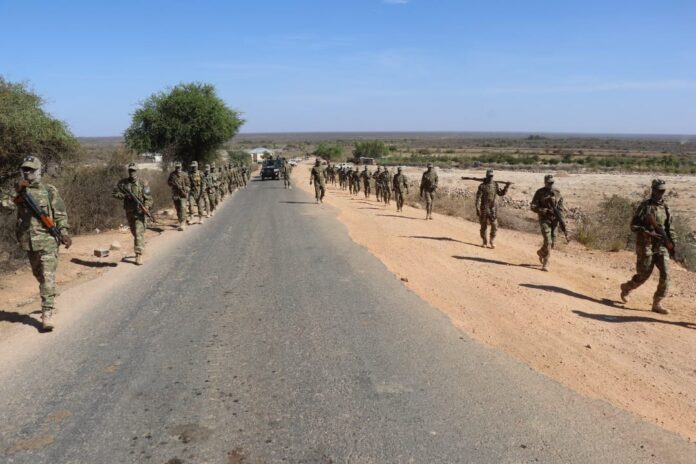 Ciidamada DFS ee ka baxay Buur Hakaba oo kusii dhawaanaya Baydhabo