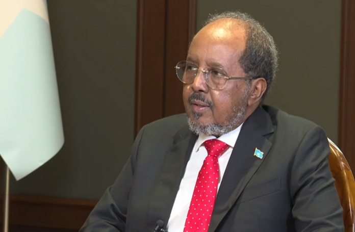 MW Xasan Sheekh Maxamuud oo Baydhabo ku wajahan