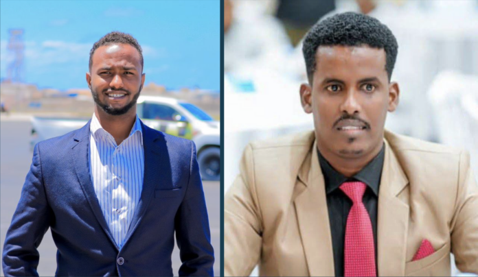 Sharma'arke Maxamuud Axmed iyo Najiib Cali Cosoble.