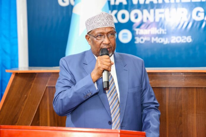 Aadan Madoobe oo loo doortay Hoggaamiyaha Koofur Galbeed