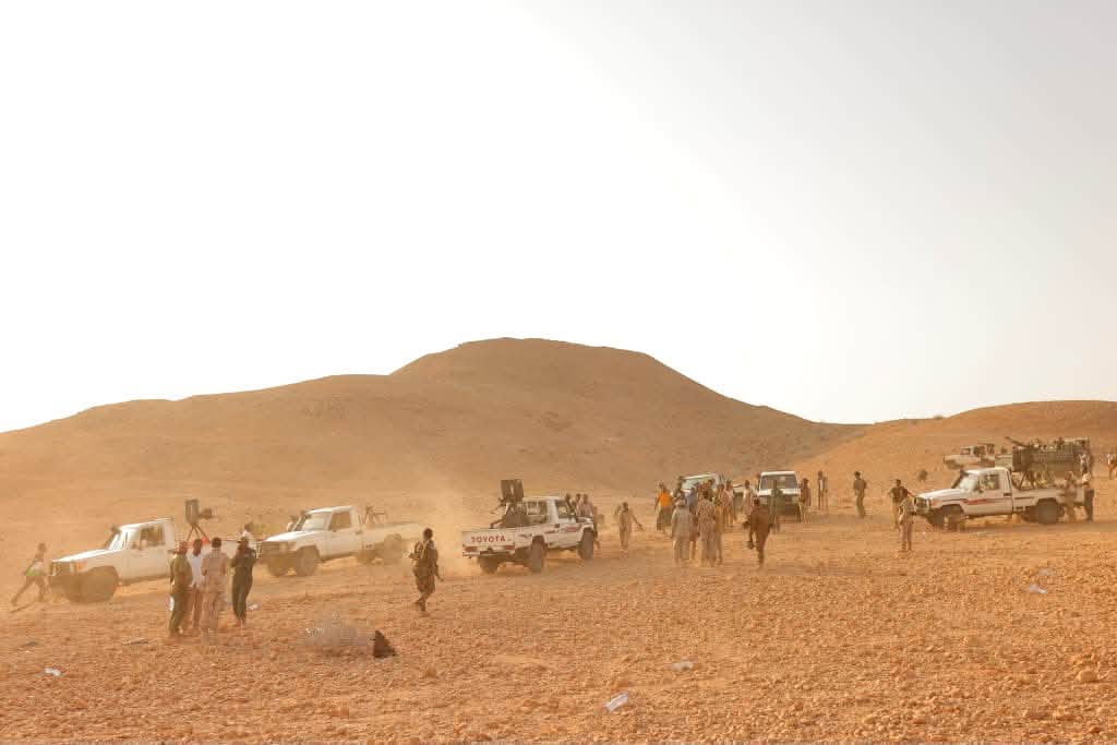 Ciidanka Puntland oo ku sugan aagga lagu dagaalamay. Ciidanka Puntland oo ku sugan aagga lagu dagaalamay.