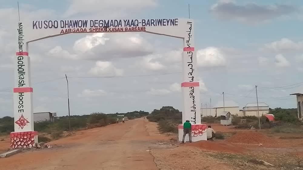 Degmada Yaaq Bariweyne, gobolka Shabeellaha Hoose.