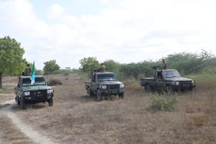 Danab & Daraawiishta Jubbaland oo dhinac oo Al-shabaab kula dagaalamay Jubada Hoose