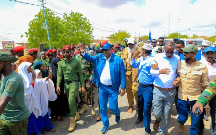 Madaxweynaha Puntland oo saaka gaarey Galkacyo