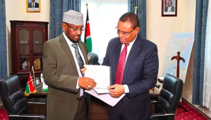 Jibril Abdirashid Haji oo ka celiyey baasaboorka Kiinya