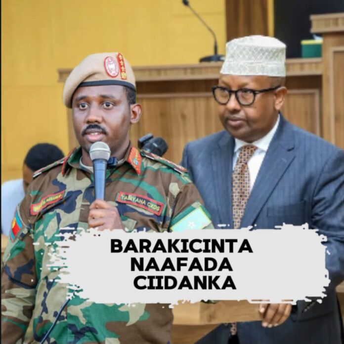 Naafada Ciidanka oo ka cabanaya hanjabaad la sheegay inay kala kulmeen Wasiirka Gaashaandhigga